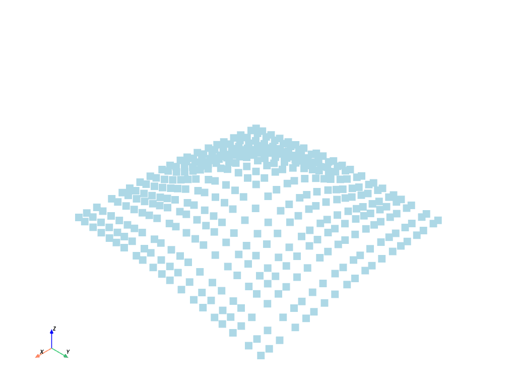 d create tri surface