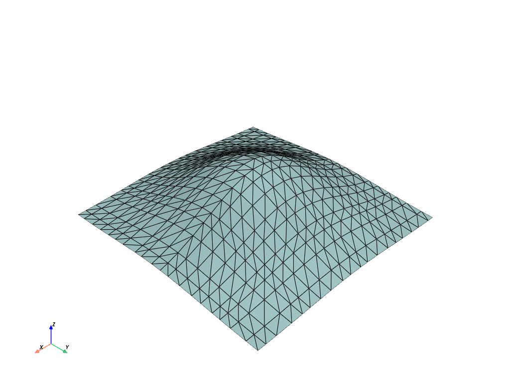 d create tri surface