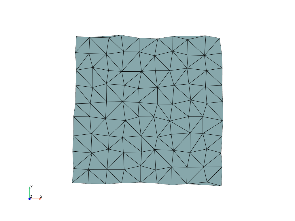 d create tri surface